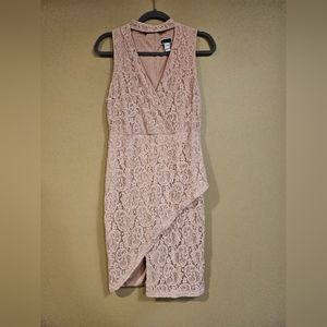 ANOTHER STORY Floral Lace Mini Dress